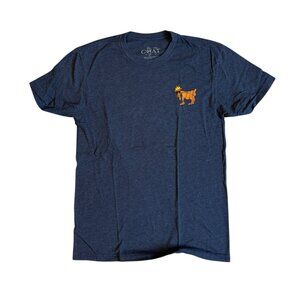 GOAT USA Basketball Heather Navy Tshirt Mens Small Like New
